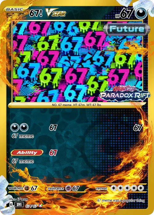 67 pokemon card POKMON GAME S9a 009/067 U Vespiquen Weakness Fighting 2 Resistance Metal 67 Brainrot - funnyguymakerhaha