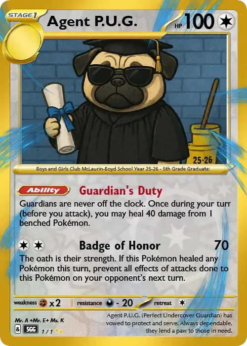 pug pokemon card Poke Pokemon Ellie The Pug Ellie