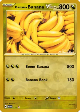 banana pokemon card WOTC Vintage Slab Pack - Mystery Graded Pack Bananananito Bandito - hectorinspace