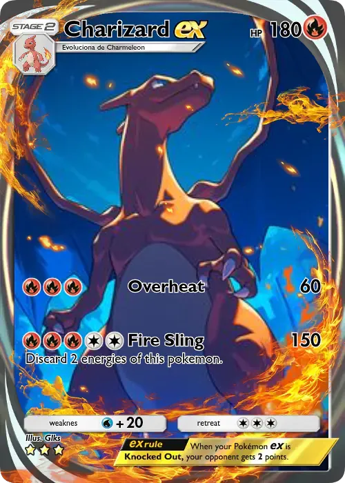 dx charizard pokemon card Dark holofoil pattern or surface detail) Pokmon Charizard - Base Set