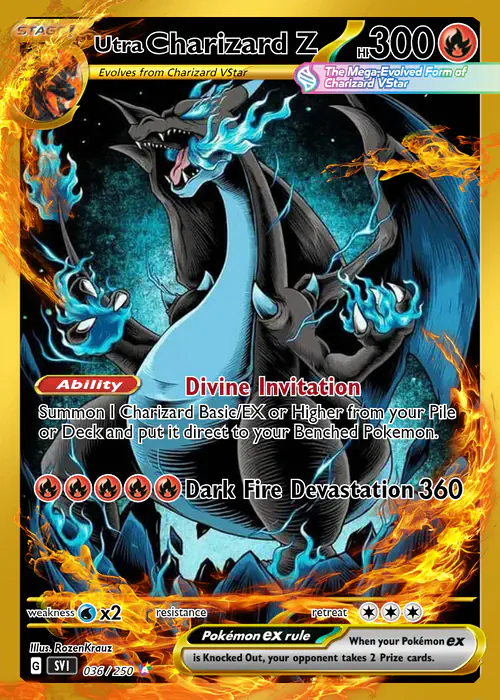 Card Charizard Z