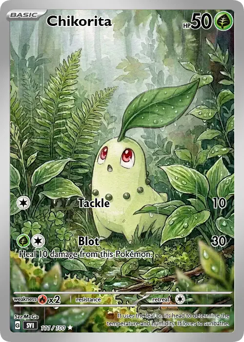 Card Chikorita