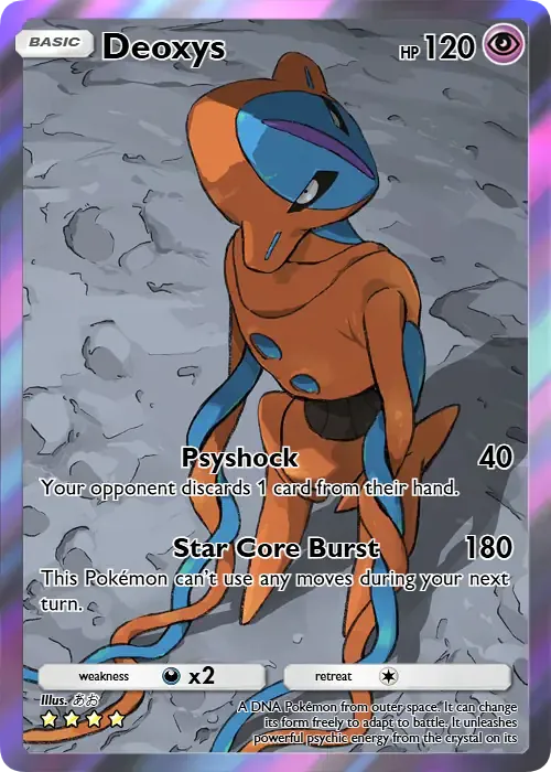 all deoxys pokemon cards Trading Card Japanese VSTAR & VMAX High Class Deck Retreat Cost The Cards of Pokémon TCG: