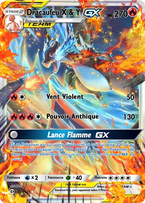 Card Dracaufeu X & Y