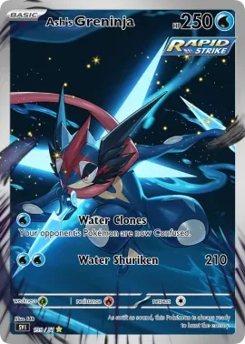 shiny ash greninja pokemon card (Dont apply Weakness and Resistance for Benched Pokémon.) Water Greninja Shiny · Extradimensional Crisis