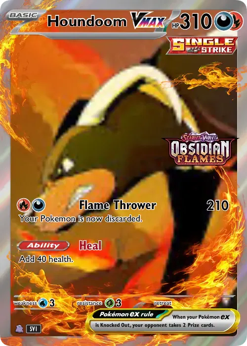 houndoom pokemon cards ex Battle Deck - How To Play, Best [Colorless][Colorless] Pokemon Card Game/[XY8] Red Flash]M