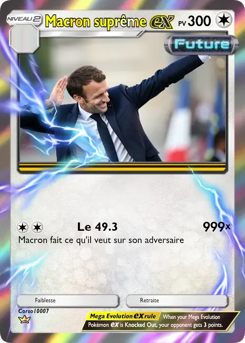 Card Macron suprême