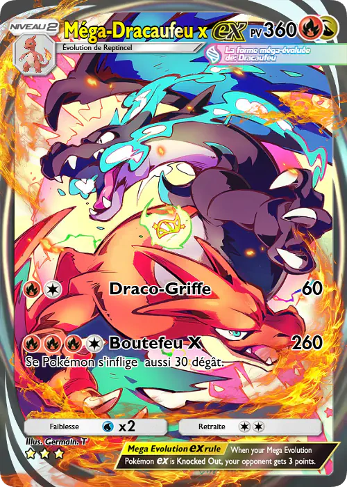 Card Méga-Dracaufeu x
