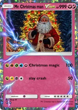 pokemon card christmas Turn Your Family Into Cartoon In Christmas, Custom Family Poke Xmas Trading Using Photo + Name, First Holographic Card these ornaments add a touch of nostalgia to your holiday decor 10 Best Holiday Pokémon Cards