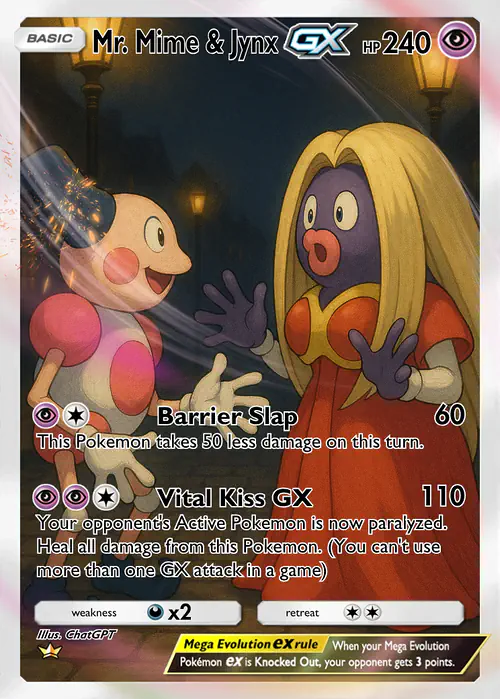 Card Mr. Mime & Jynx