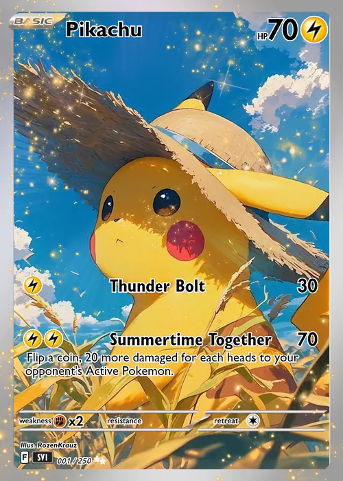 Card Pikachu