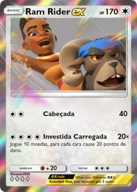 Ram Riders Text Ram Rider | Poke Card Generator