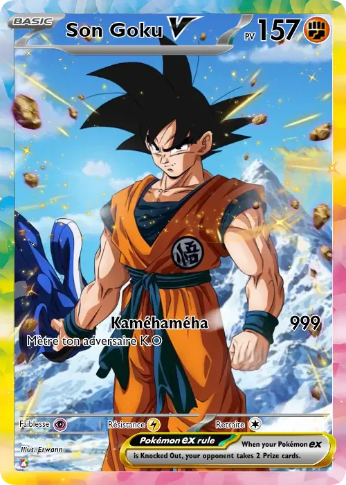 goku pokemon card SSJ Goku Pokemon Card by HulktySSJ2 on DeviantArt